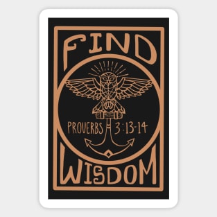 Find Wisdom Magnet